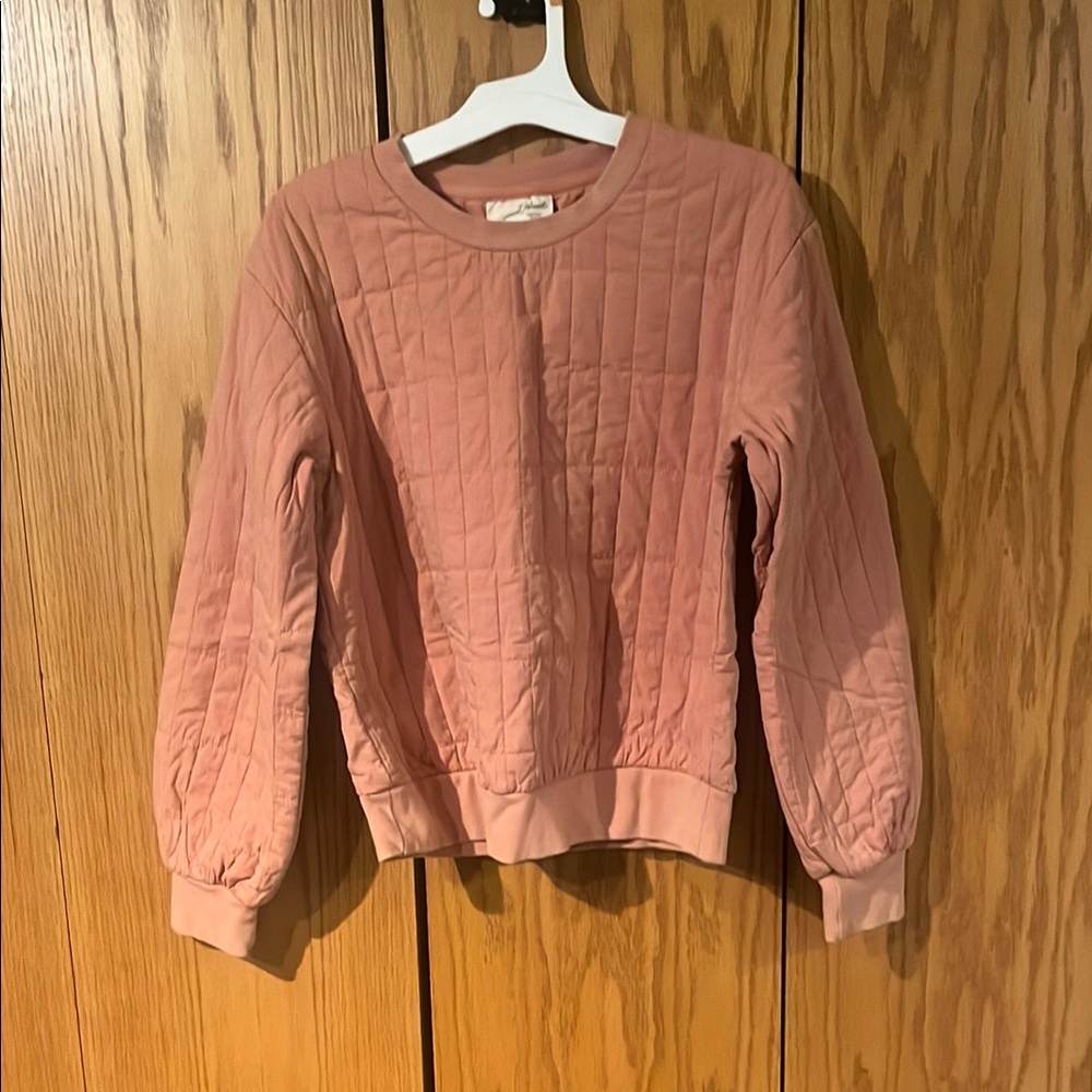 Universal Thread Quilted Coral Sweatshirt